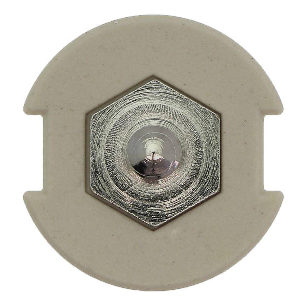 Bussmann 20GD27 Screw Cap Gauge Piece, For Use With Type DII Fuse Links, E27 Base, Non-Indicating DIN Type D Diazed Fuse, 500 V, 20 AV, Blue