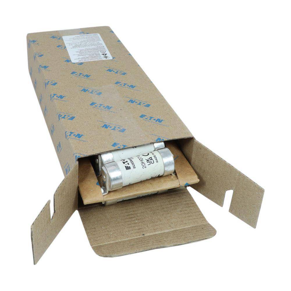 Bussmann 20H07-660 H07-660 British Standard Low Voltage HRC Fuse Link, 20 A, 690 VAC/250 VDC, 80 kA Interrupt, Class: GL/GG, Cartridge Body