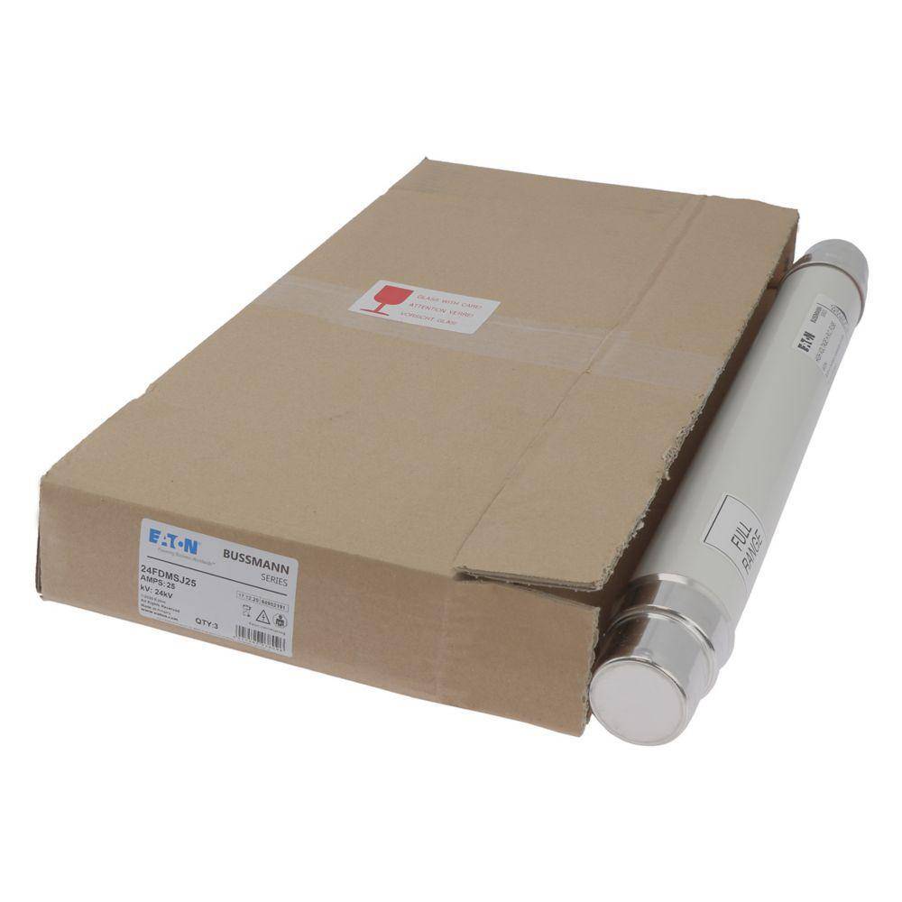 Bussmann 24FDMSJ25 DIN Dimensioned Medium Voltage Fuse Link, 24 kV, 25 A