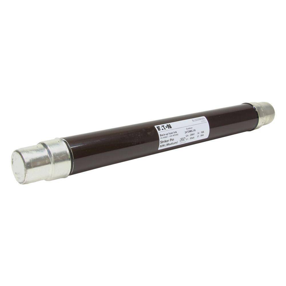 Bussmann 24TDMEJ16 DIN Dimensioned Euro-IEC Fuse, 16 A, 24 kV, 50 kA Interrupt