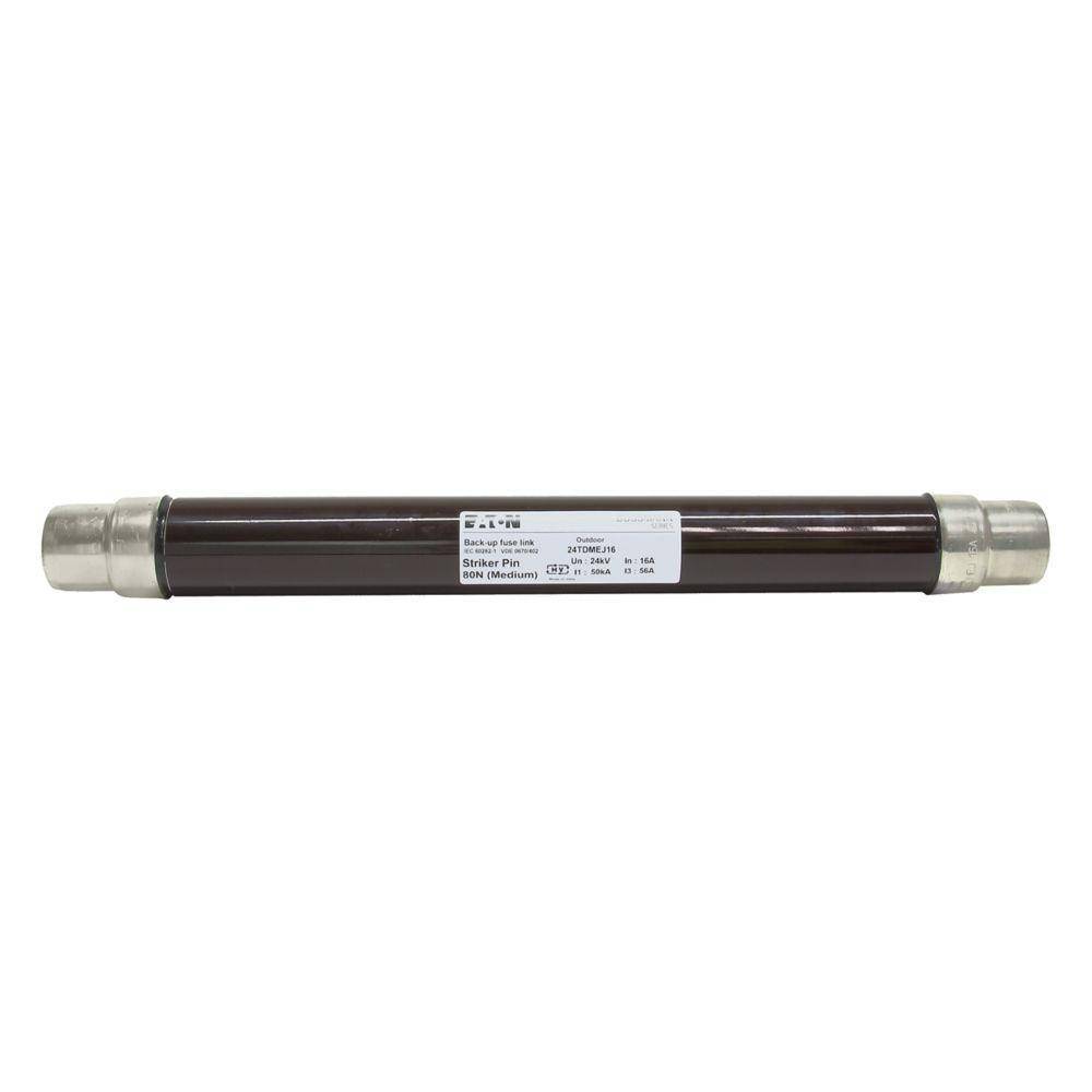 Bussmann 24TDMEJ16 DIN Dimensioned Euro-IEC Fuse, 16 A, 24 kV, 50 kA Interrupt
