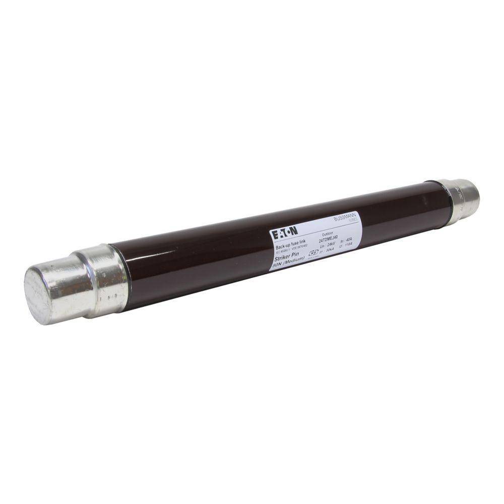 Bussmann 24TDMEJ40 DIN Dimensioned Euro-IEC Fuse, 40 A, 24 kV, 50 kA Interrupt