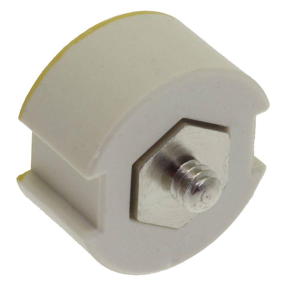 Bussmann 25GD27 Screw Cap Gauge Piece, For Use With Type DII Fuse Links, E27 Base, Non-Indicating DIN Type D Diazed Fuse, 500 V, 25 AV, Yellow