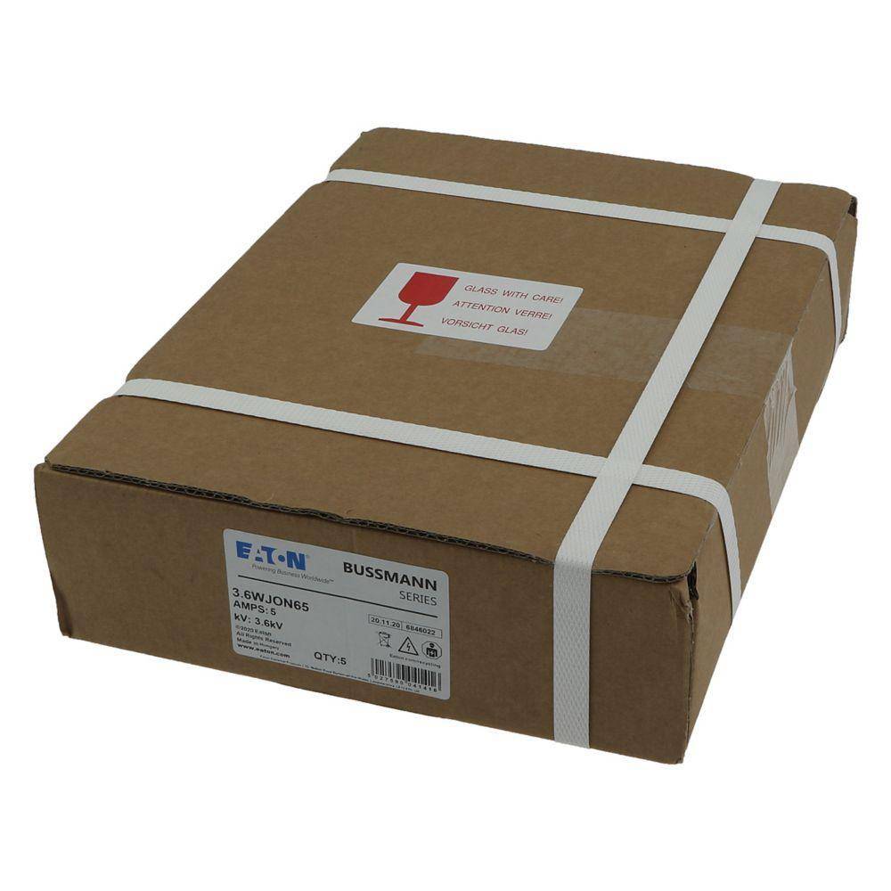 Bussmann 3.6WJON65 Medium Voltage Fuse, 5 A, 3.6 kV, 50 kA Interrupt