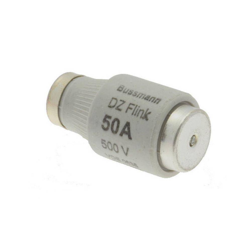 Edison 50D33Q Diazed Low Voltage Non-Indicating Fast Acting Fuse, 500 VAC, 50 A, Ceramic