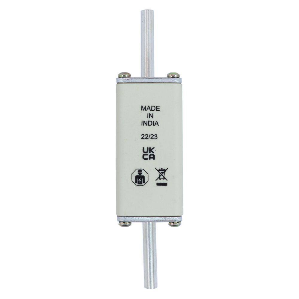 Bussmann 63NHG0B Size 0 Dual Indicator Low Voltage NH Fuse Link, 500 V, 63 A, For Use With Class C/gG/gL Fuse, Ceramic