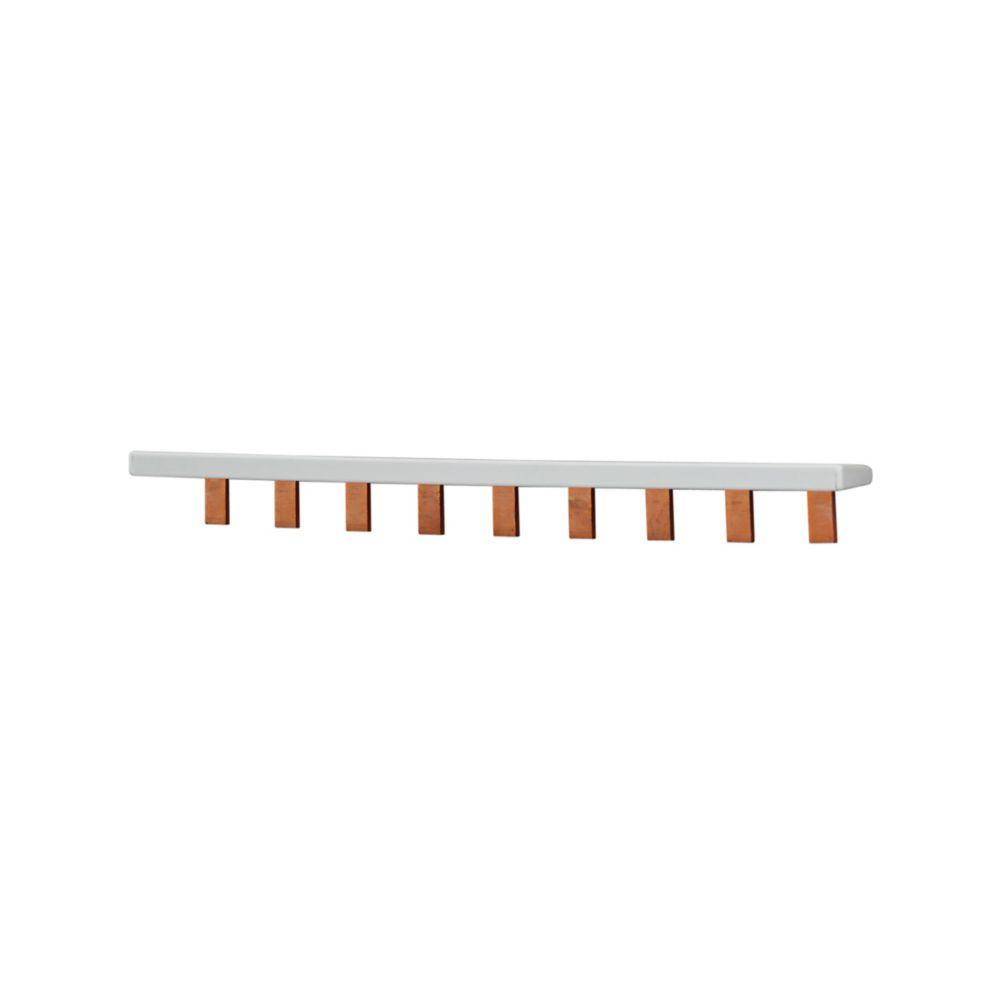 EATON BB1P100M9 1-Phase 9-Pin Modular Combination Busbar With Assembled End Cap, For Use With PV Series Class J/CC/Supplemental Non-Indicating Fuse, 100 VDC, 100 A