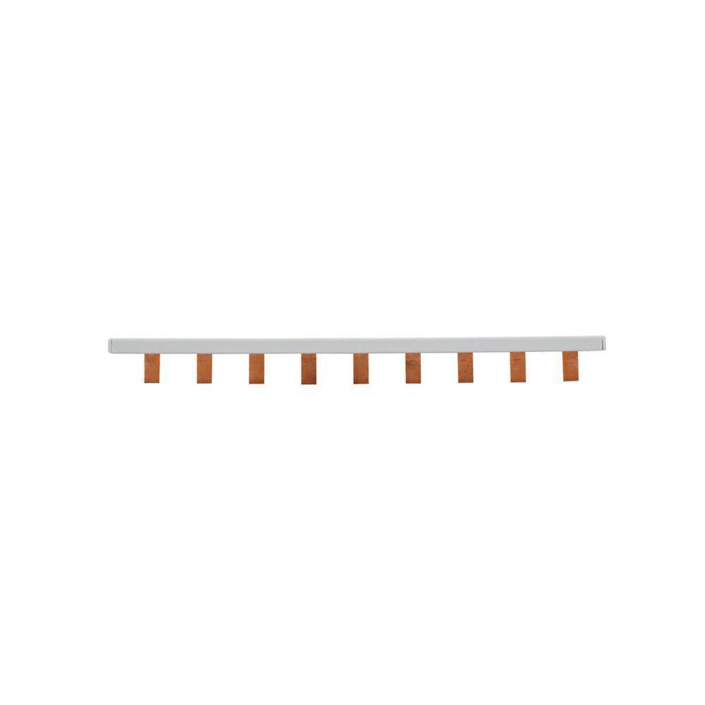 EATON BB1P100M9 1-Phase 9-Pin Modular Combination Busbar With Assembled End Cap, For Use With PV Series Class J/CC/Supplemental Non-Indicating Fuse, 100 VDC, 100 A