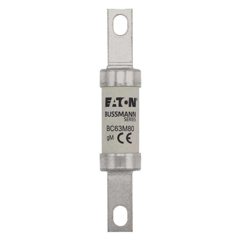 Bussmann BC63M80 British Standard Low Voltage Fuse Link, 500 VAC, 80 A
