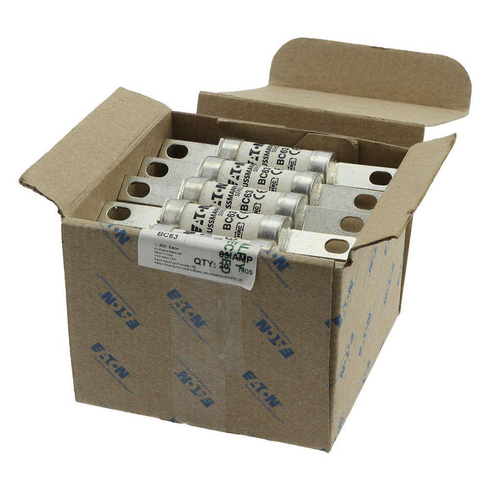 Edison BC63 Non-Indicating Low Voltage Fuse, 415/250 VAC/VDC, 63 A