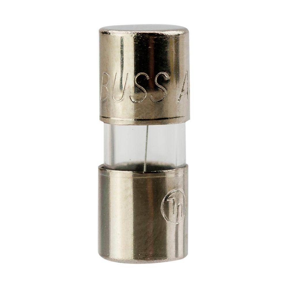 Bussmann BK/AGA-1 AGA Small Dimension Fast Acting Fuse, 1 A, 125 VAC, 32 VDC, Cylindrical Body