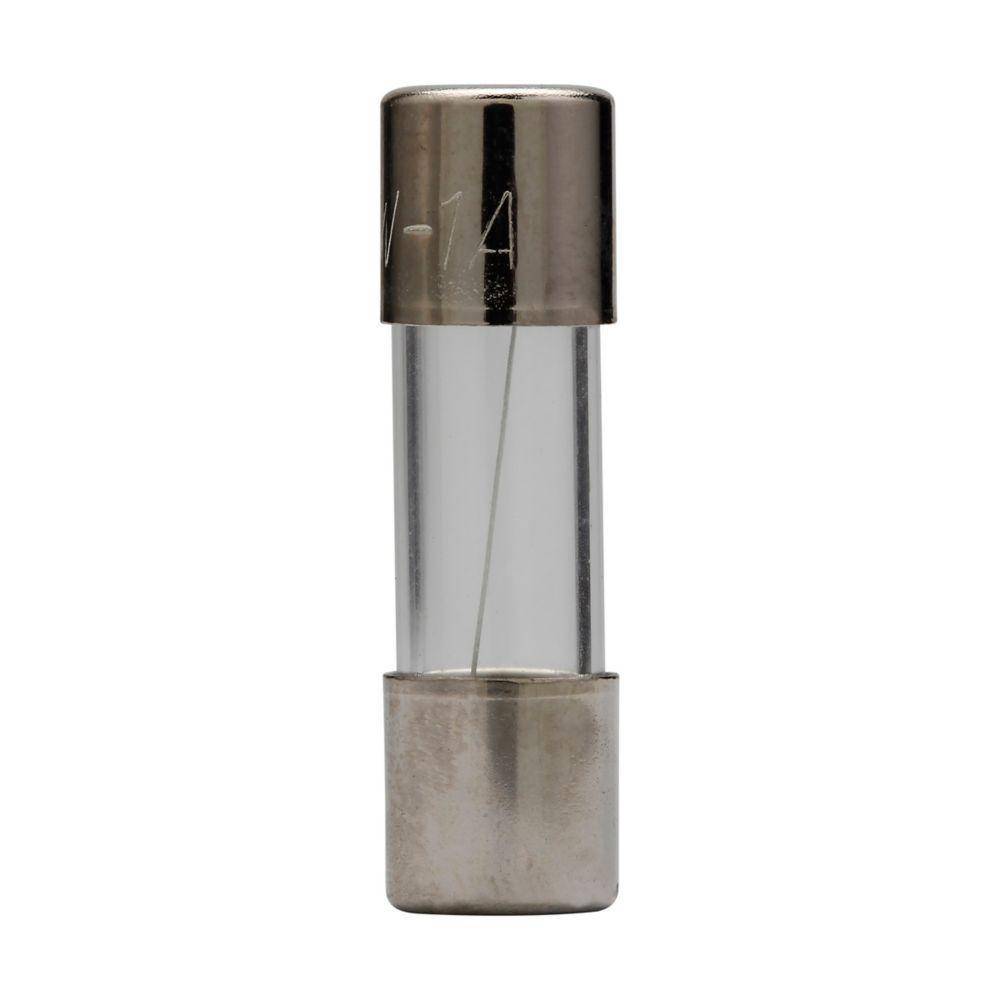 Bussmann AGW-1 Current Limiting Small Dimension Fast Acting Fuse With Nickel Plated Brass End Caps, 1 A, 32 VAC, 1 kA Interrupt, Cylindrical Body