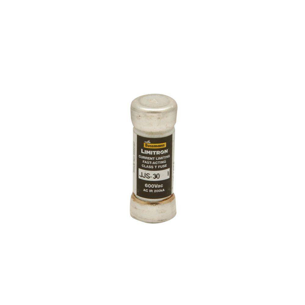Bussmann Limitron™ T-Tron® BK/JJS-3 Current Limiting Very Fast Acting Low Voltage Fuse, 3 A, 600 V, 200 kAIC Interrupt, T Class, Cartridge Body