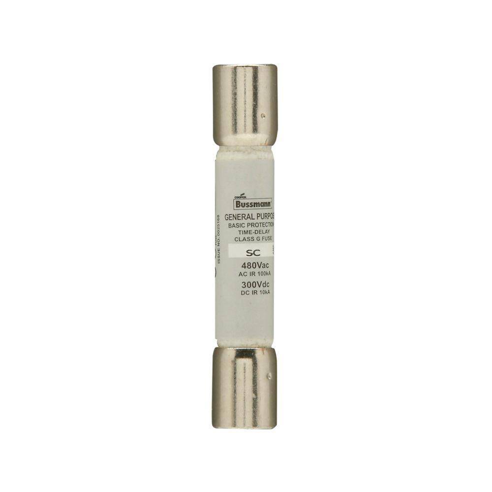 Bussmann BK/SC-40 Time Delay Fuse, 40 A, 480 VAC/300 VDC, 10/100 kA Interrupt, G Class