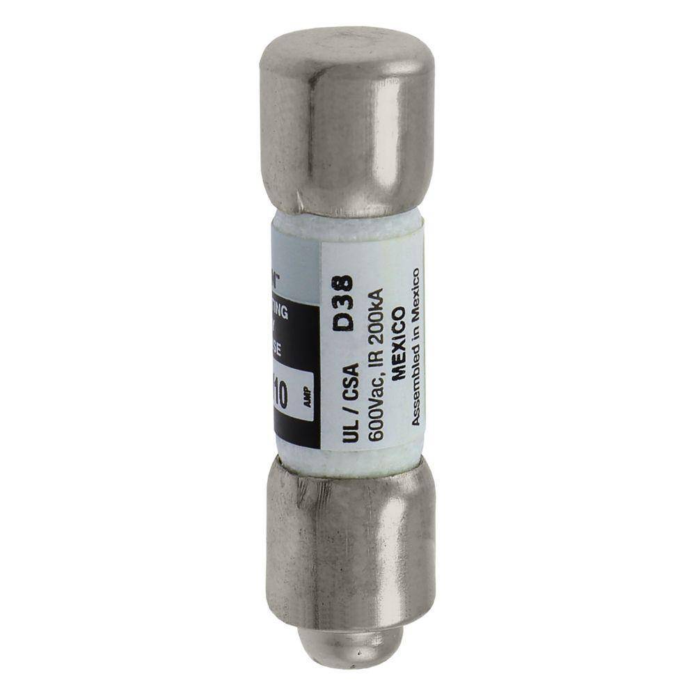 Bussmann Limitron™ CC-Tron® FNQ-R-1-6/10 Advanced Protection Current Limiting High Inrush Low Voltage Time Delay Fuse, 1.6 A, 600 V, 200 kA Interrupt, CC Class, Cartridge Body