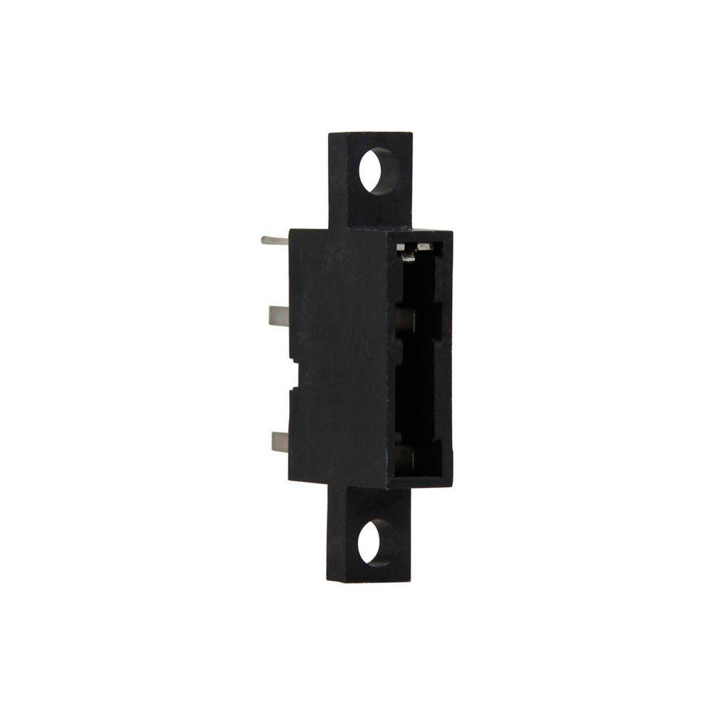 Bussmann BK/HLT-D Fuse Holder With Flange, 125 VAC/60 VDC, 15 A, 1 Poles