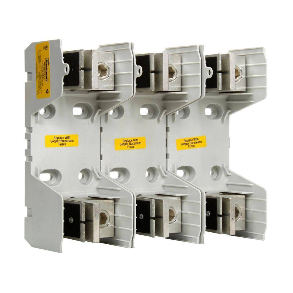 Edison RM25400-3CR Knife Blade Fuse Block, 250 VAC, 400 A, Class R, 3 Poles