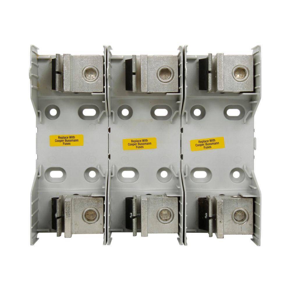 Edison RM25400-3CR Knife Blade Fuse Block, 250 VAC, 400 A, Class R, 3 Poles