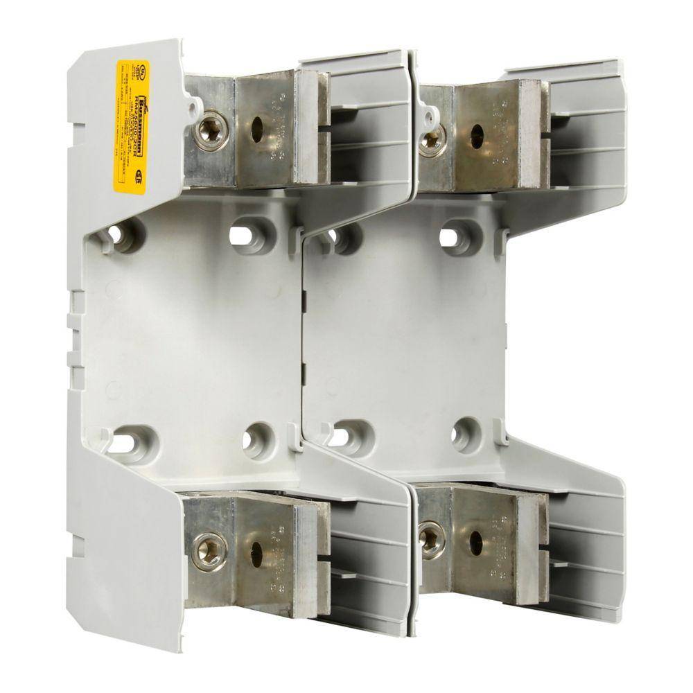 Edison RM25600-2CR Knife-Blade Modular Fuse Block, 250 V, 600 A, (2) 4 AWG to 500 kcmil Solid Wire, 2 Poles