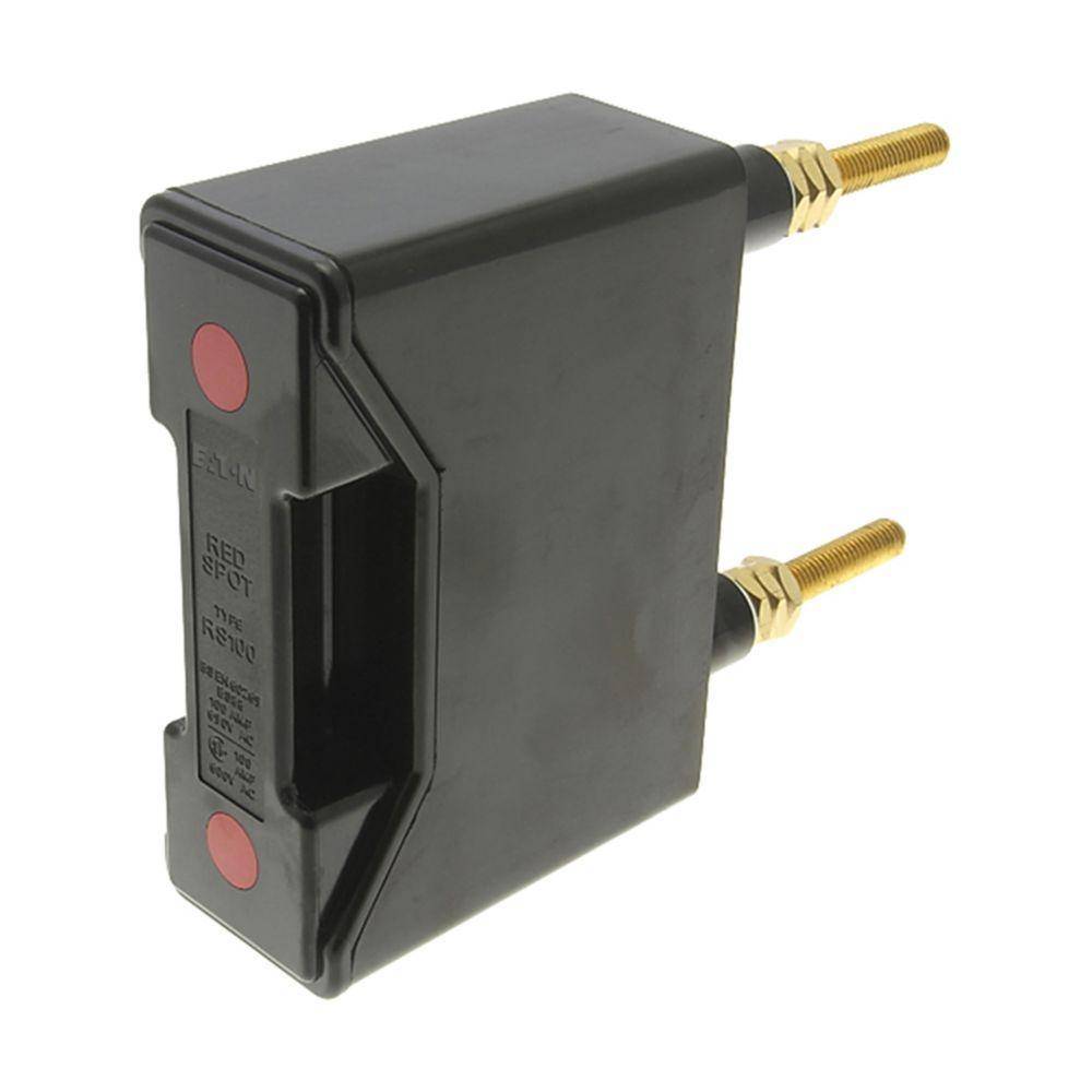 Bussmann Red Spot RS100P British Style Low Voltage Fuse Holder, 690 V, 100 A, 1 Pole