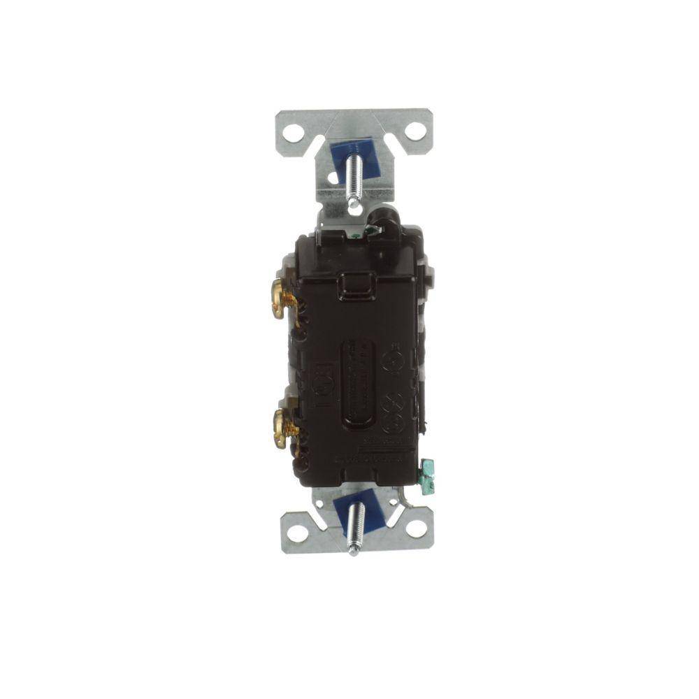 EATON Arrow Hart CSB120GY Specification Grade Toggle Switch, 120/277 V, 20 A, 1/2 hp Power Rating