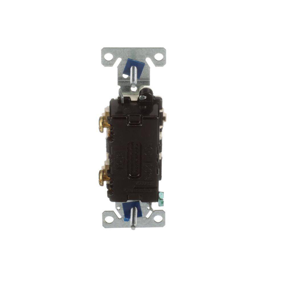 EATON Arrow Hart® CSB120LA Toggle Switch, 120/277 VAC, 20 A, 1/2 hp Power Rating