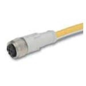 EATON CSDS4A4CY2205ADC Global Plus Cordset, M12 4-Pin Euro (Micro) Straight Female Connector, 16.4 ft L Cable