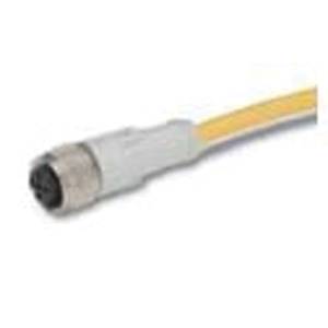 EATON CSDS5A5CY2210 Photoelectric Sensor Cordset, M12 5-Pin Euro (Micro) Straight Female Connector, 32.8 ft L Cable