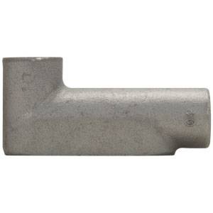 Crouse-Hinds Condulet® LB777 Type LB Conduit Outlet Body, 2-1/2 in Hub, 7 Form, 94 cu-in Capacity, Feraloy Iron Alloy, Electro-Galvanized/Aluminum Acrylic Painted