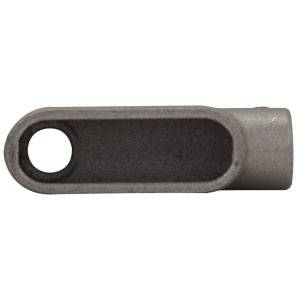 Crouse-Hinds Condulet® LB777 Type LB Conduit Outlet Body, 2-1/2 in Hub, 7 Form, 94 cu-in Capacity, Feraloy Iron Alloy, Electro-Galvanized/Aluminum Acrylic Painted