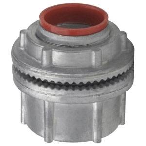 EATON Crouse-Hinds Myers™ Scru-Tite® STA 4 Basic Vibration Proof Threaded Conduit Hub, 1-1/4 in, For Use With Rigid/IMC Conduit, Aluminum, Natural