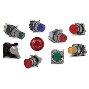EATON 10250ED1065-9 10250T Pushbutton Lens, 30 mm, Plastic