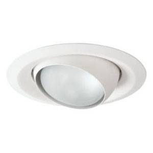 7-3/4" OD, 6" Round Aperture, Eaton 6130WH Halo® Incandescent Recessed Downlight Trim