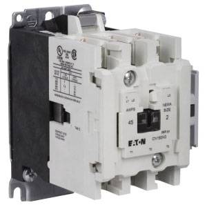 EATON CN15GN3AB Freedom 1/3-Phase G-Frame Non-Reversing NEMA Contactor With Steel Mounting Plate, 110/120 VAC V Coil, 45 A, 1NO Contact, 3 Poles