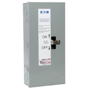 EATON SFDN100 C Series Circuit Breaker Enclosure With Knockout, 19.13 in L x 9.13 in W x 5.2 in H, NEMA 1, Steel