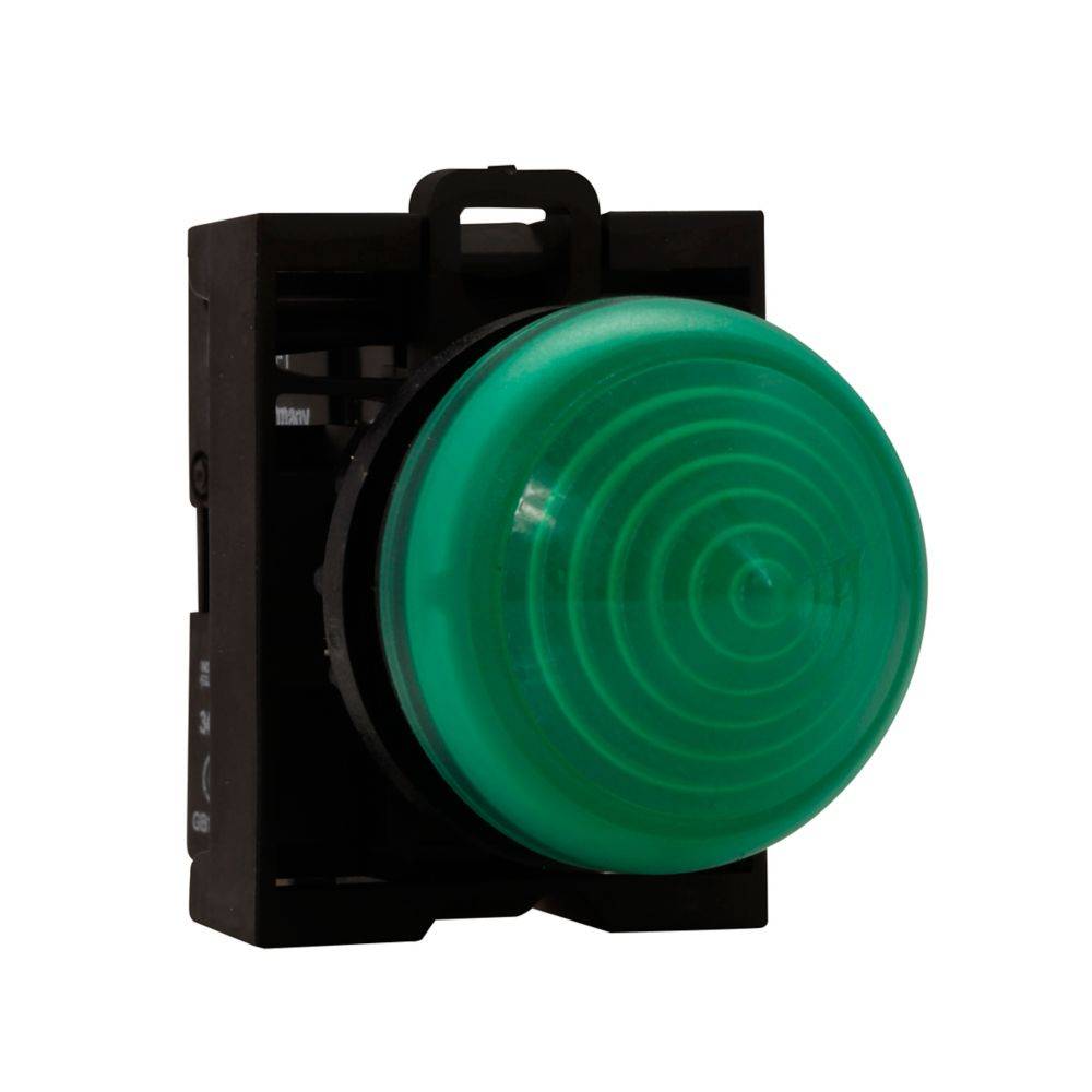 EATON M22S-T-A-230W M22 Modular Pushbutton, 22.5 mm, Amber