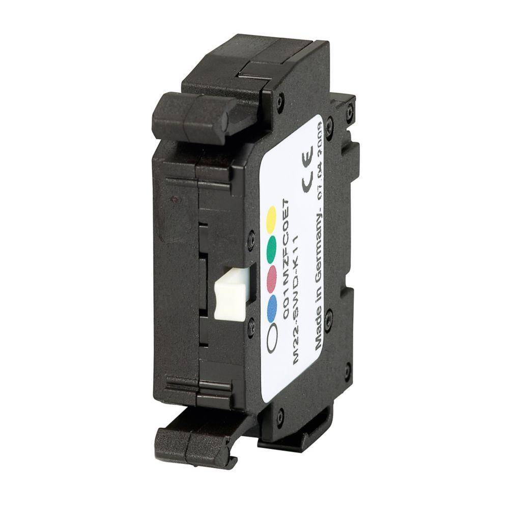 EATON M22-SWD-K11 Smartwire-DT Intelligent Wiring System Contact Module, 3/4 in
