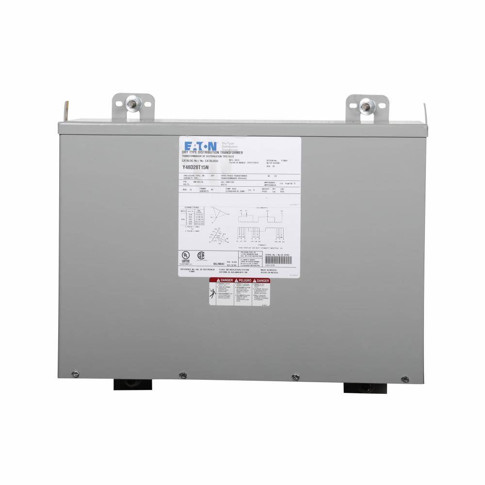 EATON Z48D28T15CUS64X Type EPTZ Encapsulated Transformer, 480 V Primary, 208Y to 120 V Secondary, 15 kVA Power Rating, 50 to 60 Hz, 3 Phase