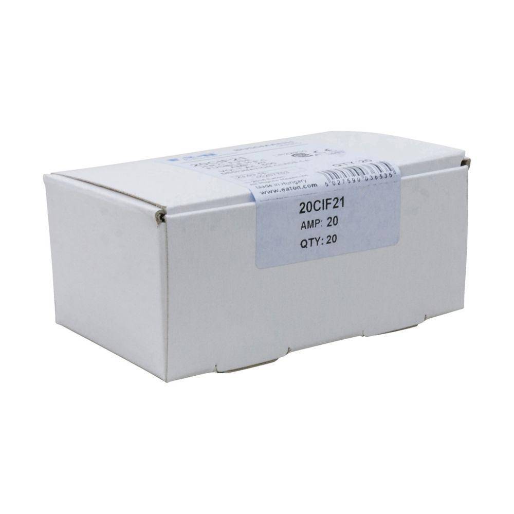 Bussmann 10CIF21 CIF21 HRCI-CA Canadian Industrial Non-Indicating Fuse, 10 A, 600 VAC/250 VDC, 200 kA Interrupt, Cartridge Body
