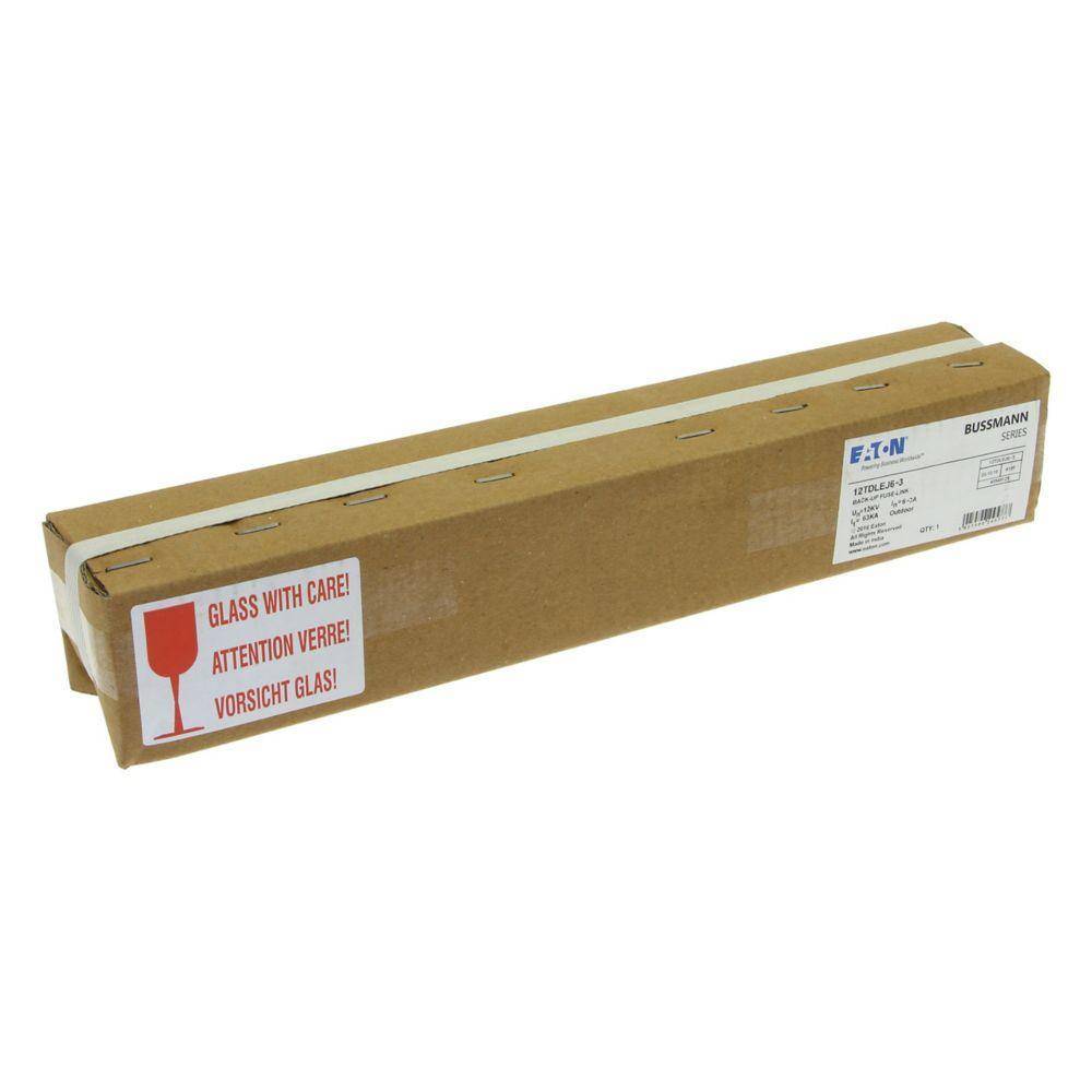 Edison 12TDLEJ6.3 Medium Voltage A and T Range Resin Seal Fuse Link, 12 kV, 6.3 A