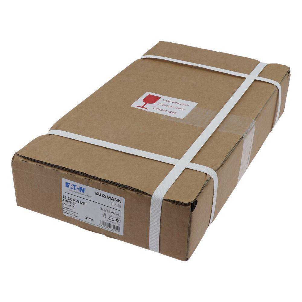 Edison 15.5CAVH2E CAVH Single Barrel Medium Voltage Fuse, 2 A, 15.5 kV, 80 kA Interrupt, Class: E