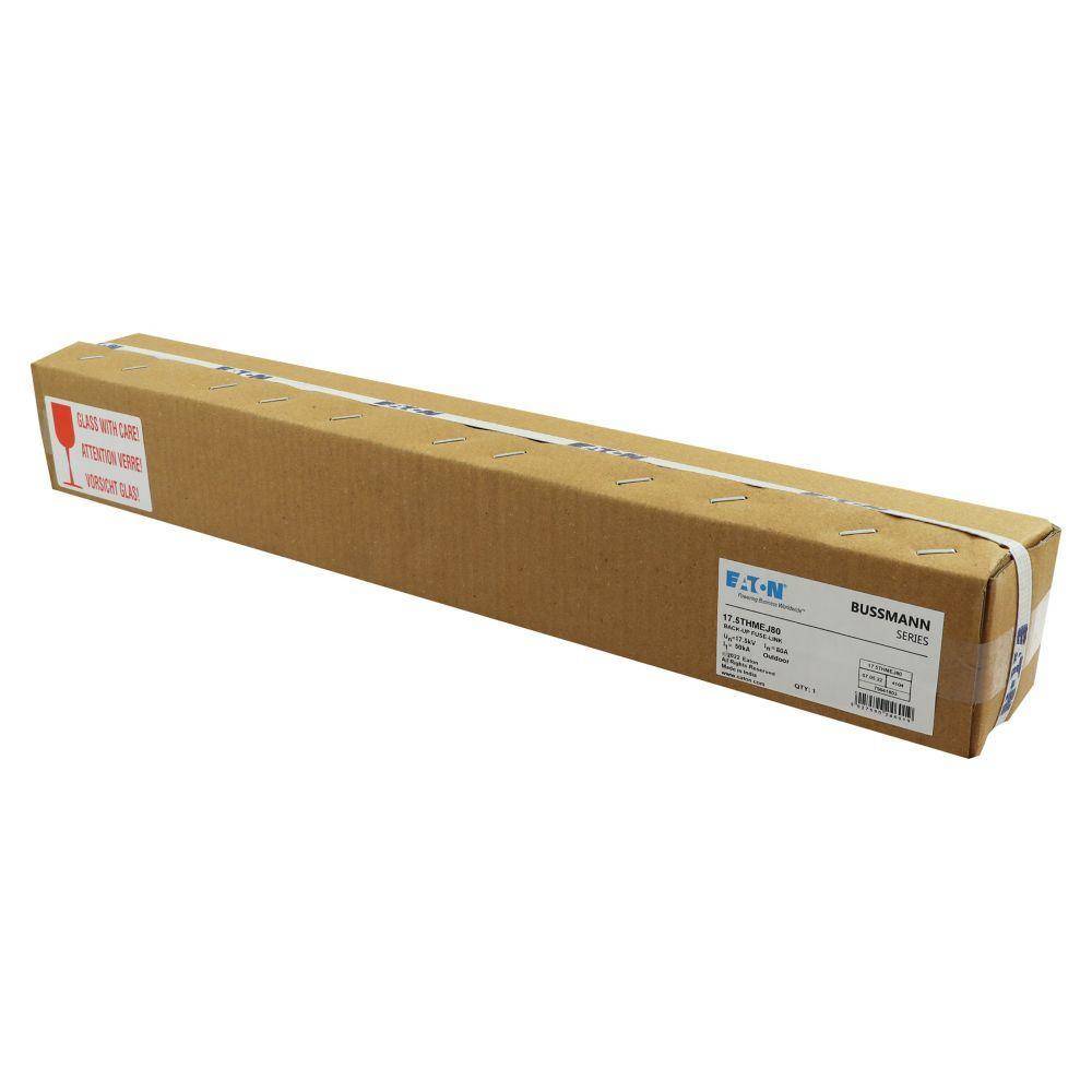 Edison 17.5THMEJ80 T-Range Back-Up Medium Voltage Current Limiting Fuse Link, 17.5 kV, 80 A