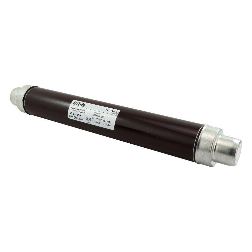 Edison 17.5THMEJ80 T-Range Back-Up Medium Voltage Current Limiting Fuse Link, 17.5 kV, 80 A