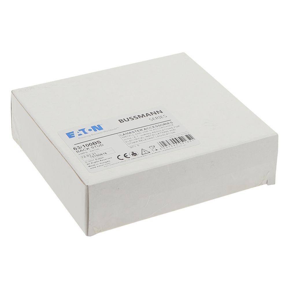 Bussmann 63/100BS British Style Low Voltage Back Stud Conversion Kit, For Use With CAMaster 63A Cam Action Fuse Holder, 63/100 A
