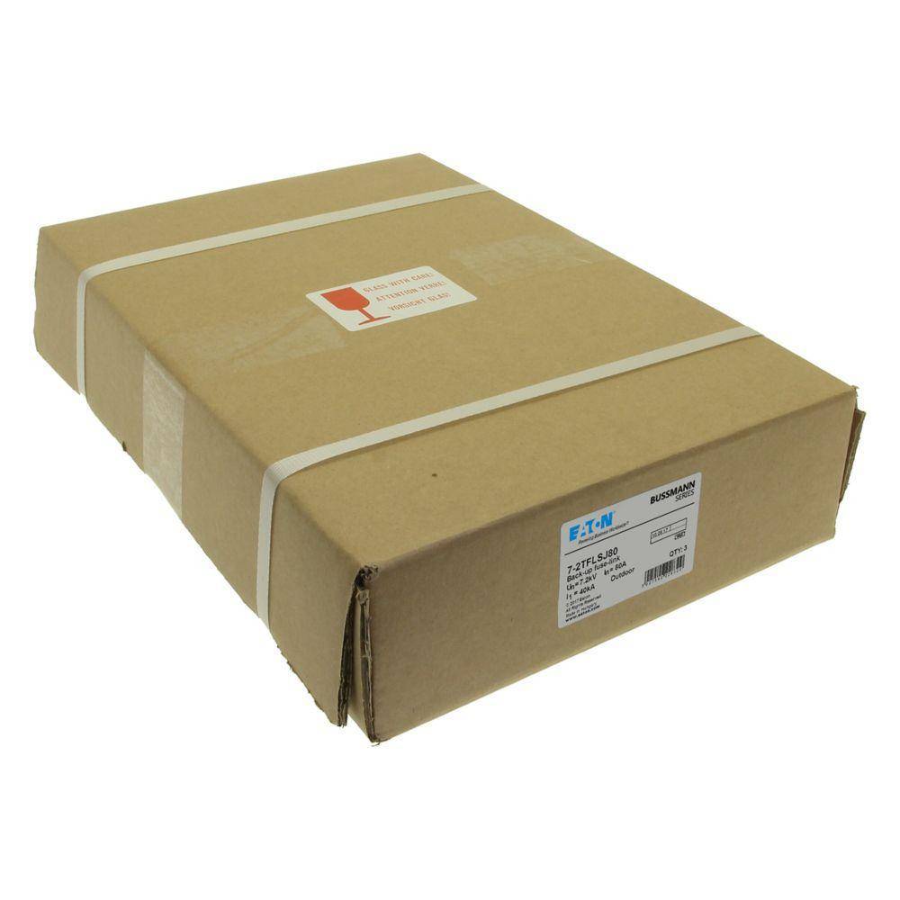 Bussmann 7.2TFLSJ80 TFLSJ Back-Up DIN Dimensioned Medium Voltage Type T Current Limiting IEC Fuse, 7.2 kV, 80 A