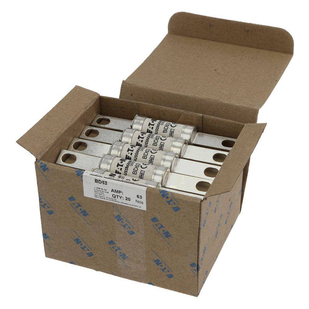 Edison BD63 Fuse Link, 415/250 VAC/VDC, 63 A