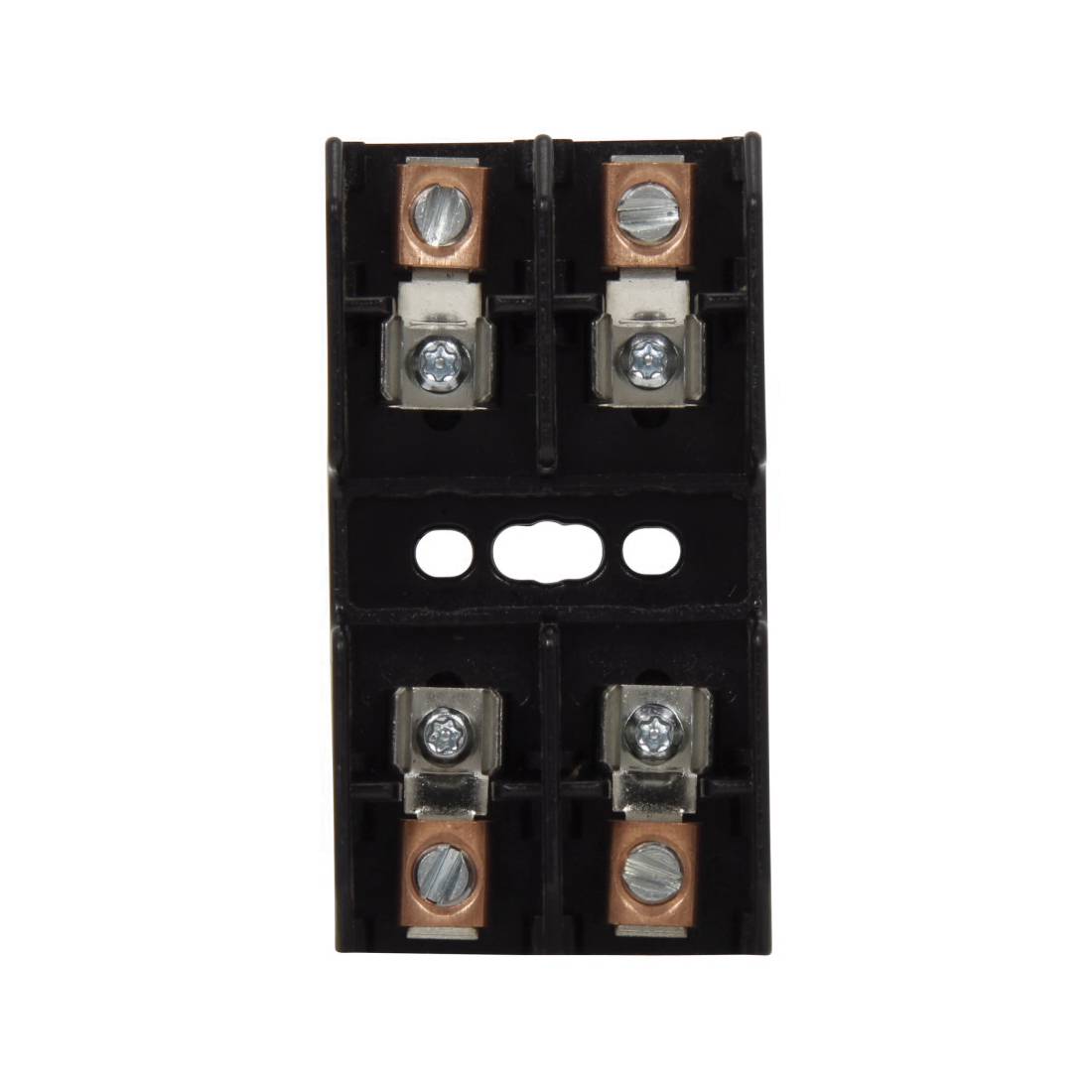 Edison BG3032B Open Style Fuse Block, 480 VAC/VDC, 25 to 30 A, Class: G, 14 to 6 AWG Wire, 2 Poles
