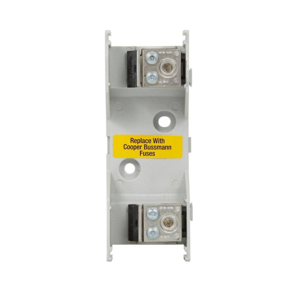 Edison BK/JM60100-1CR Knife-Blade Modular Fuse Block, 600 V, 100 A, 3 to 1/0 AWG Solid, (2) 6 to 4 AWG Cu Stranded Wire, 1 Pole