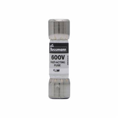 Bussmann Limitron™ KLM-25 Fast Acting Low Voltage Midget Supplemental Fuse, 25 A, 600 VAC/VDC, 100000 A AC/50000 A DC Interrupt, Class: Supplemental, Cartridge Body