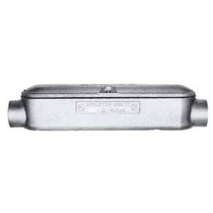 Appleton® Mogul UNILETS™ BC300-A NEC 8x Type-C Conduit Outlet Body With Cover and Gasket, 3 in Hub, 475 cu-in, Aluminum, Epoxy Powder Coated